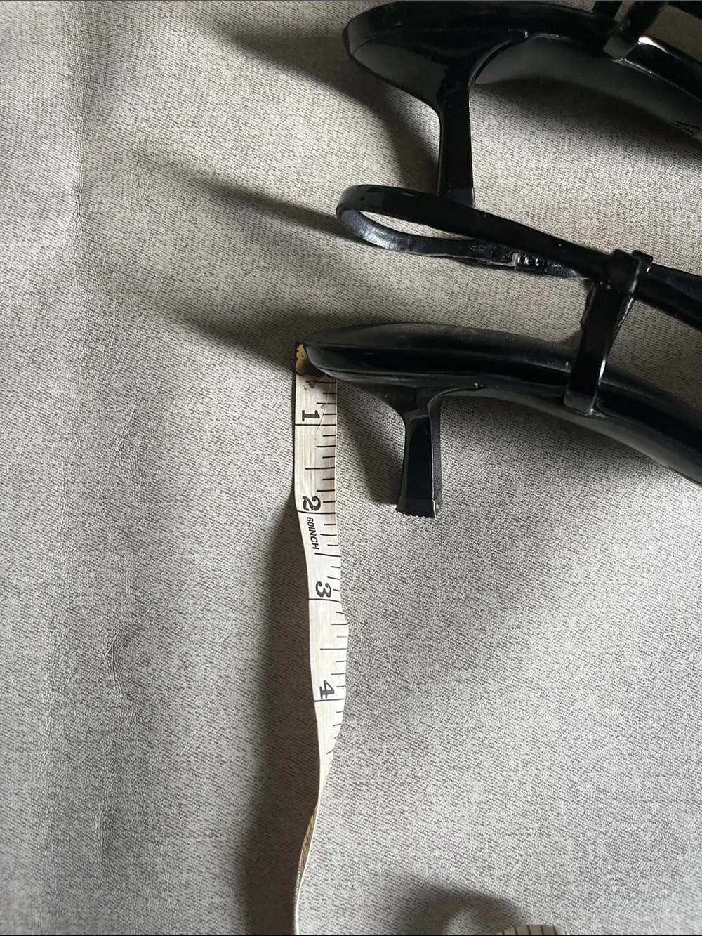 Zara Black Patent Pointed Slingback Flats with Gold Chain Accent